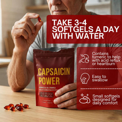 Cayenne Pepper Extract Soft Gel Capsules