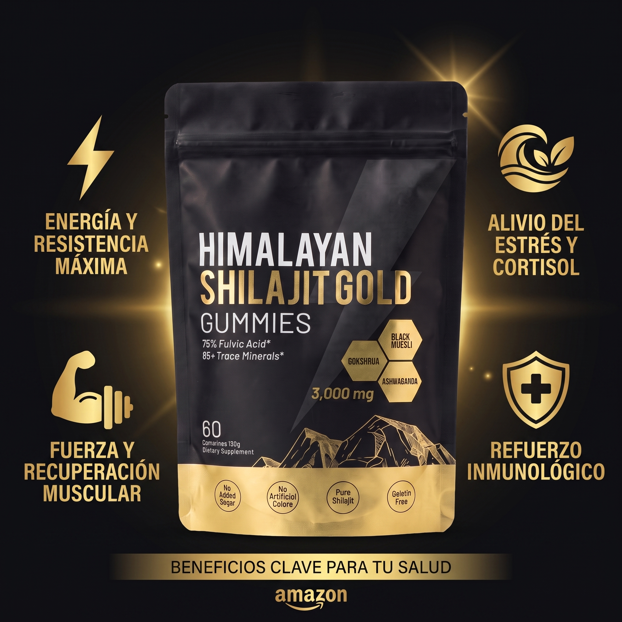Spartan Vaitality Shilajit Gummies