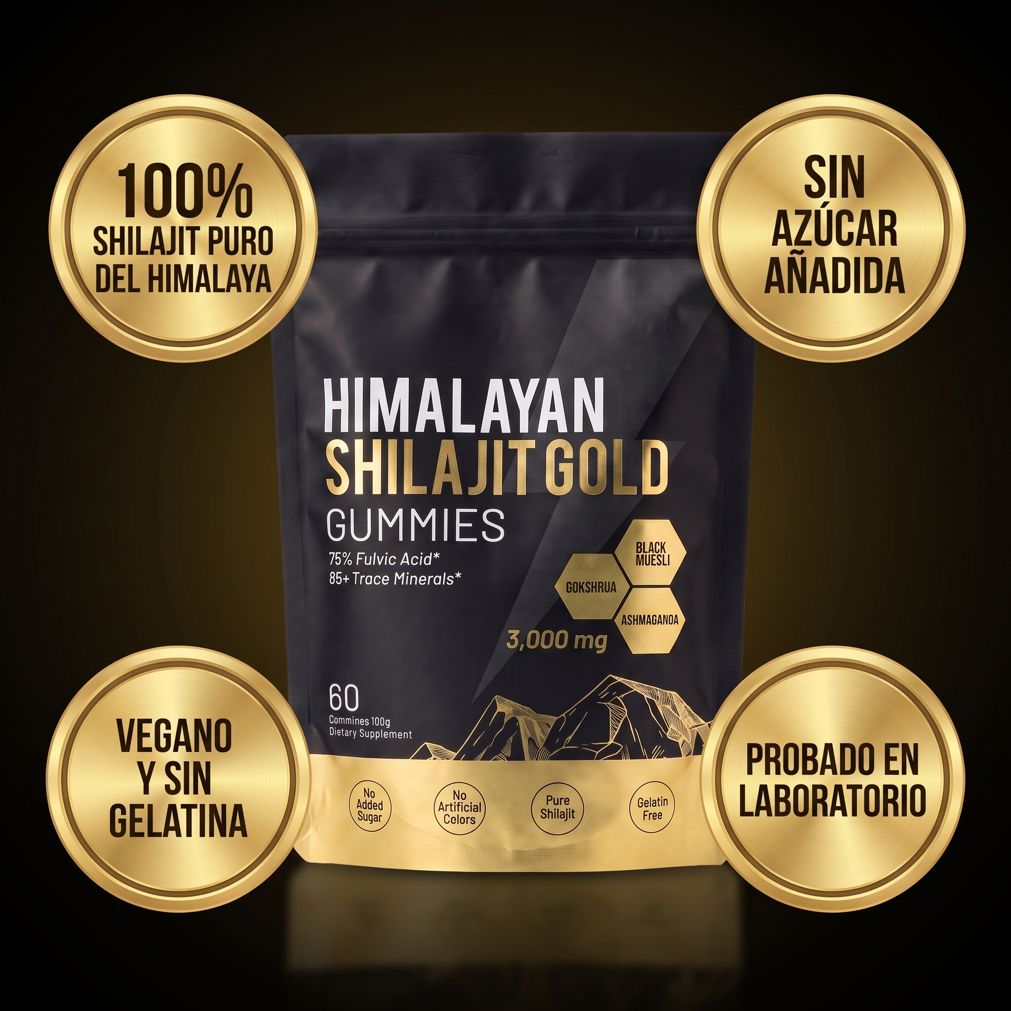 Spartan Vaitality Shilajit Gummies